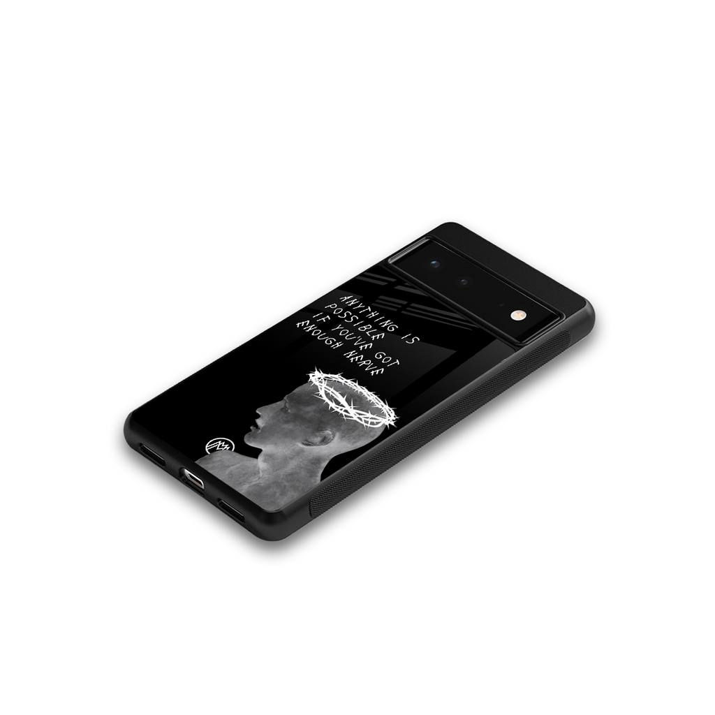 nerve back phone cover | glass case for google pixel 6