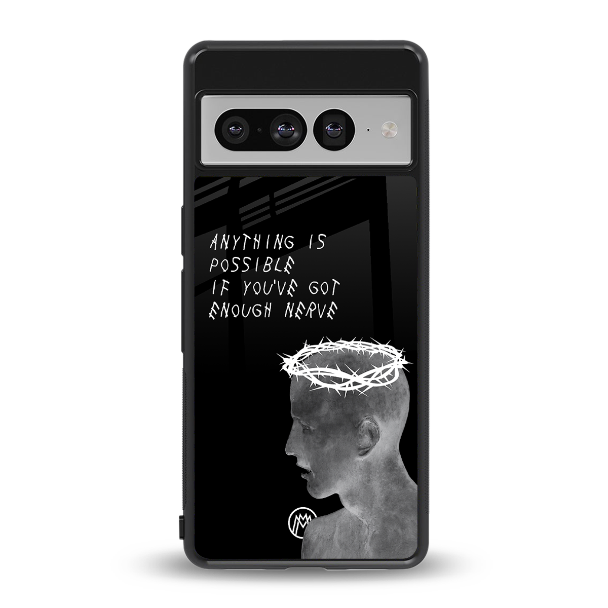 nerve back phone cover | glass case for google pixel 7 pro