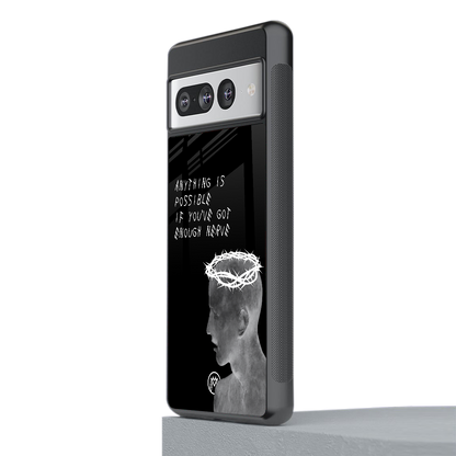 nerve back phone cover | glass case for google pixel 7 pro
