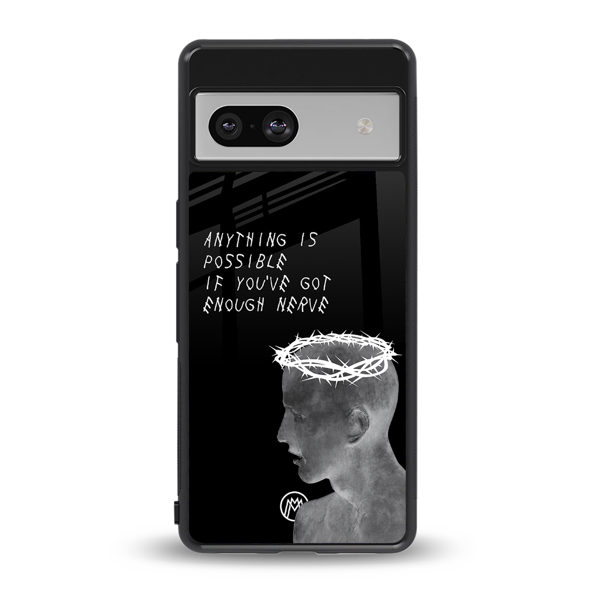 nerve back phone cover | glass case for Google Pixel 7A