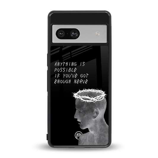 nerve back phone cover | glass case for Google Pixel 7A