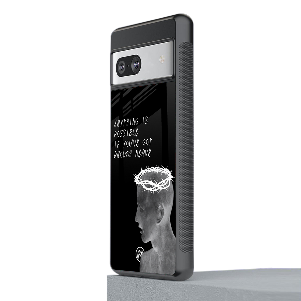 nerve back phone cover | glass case for Google Pixel 7
