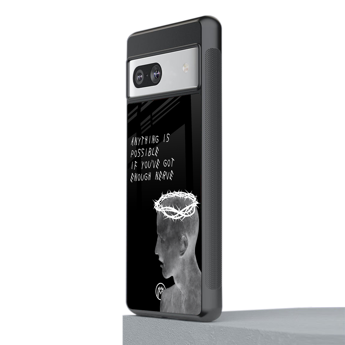 nerve back phone cover | glass case for Google Pixel 7A