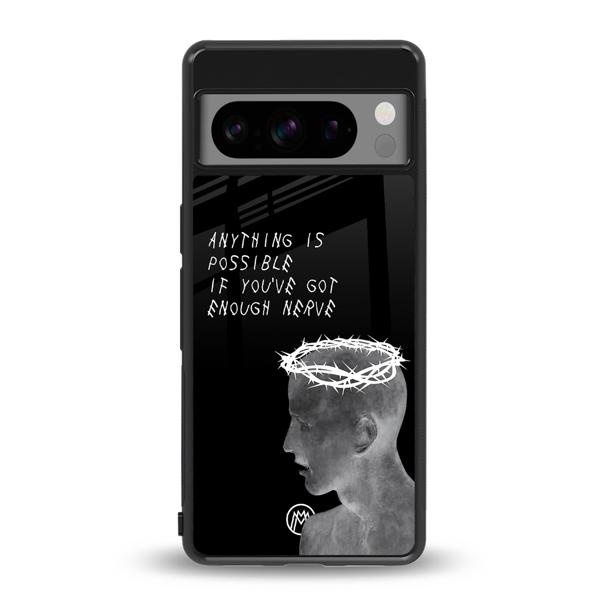 nerve back phone cover | glass case for google pixel 8 pro