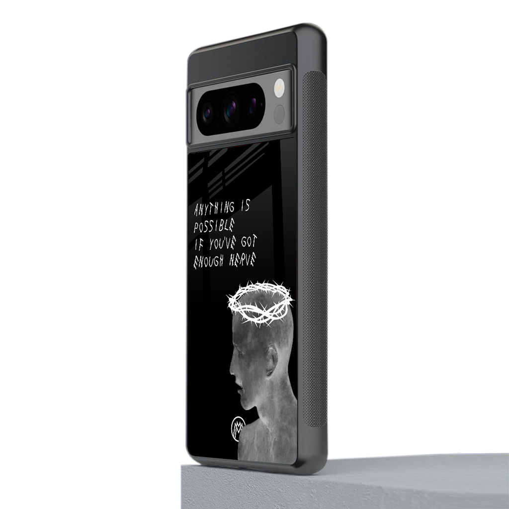 nerve back phone cover | glass case for google pixel 8 pro