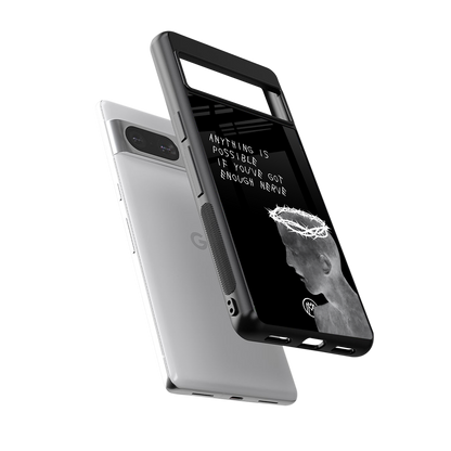 nerve back phone cover | glass case for Google Pixel 8