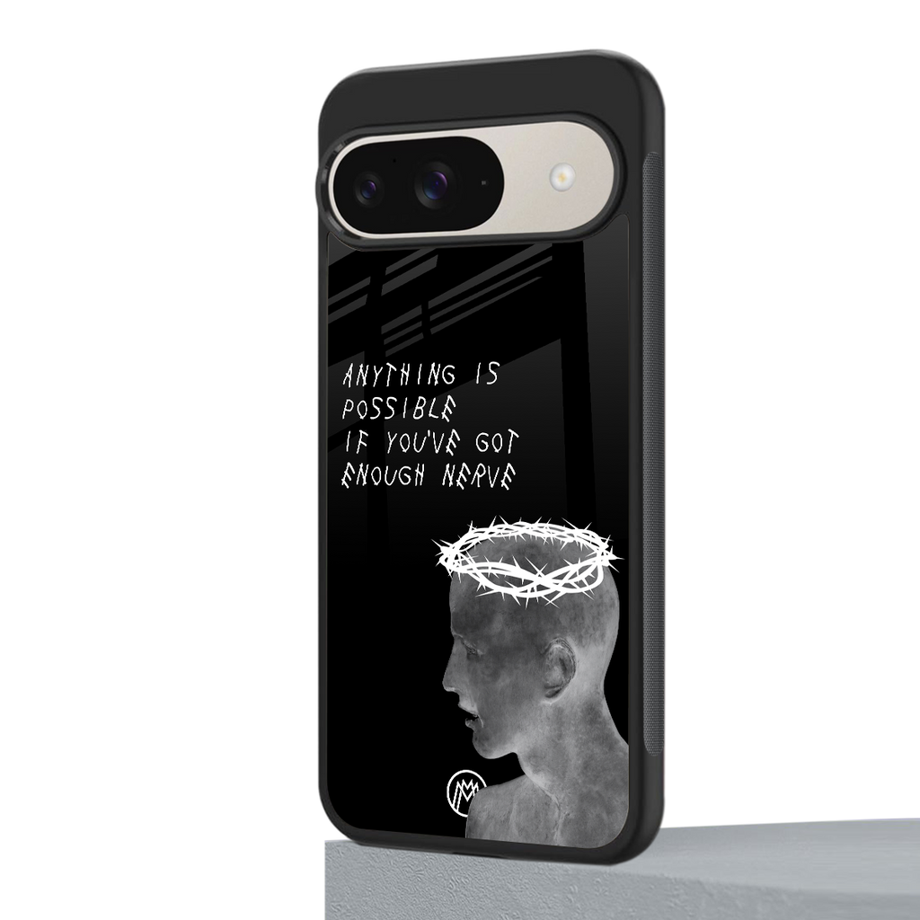 nerve back phone cover | glass case for google pixel 9