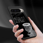 nerve back phone cover | glass case for google pixel 9 pro xl