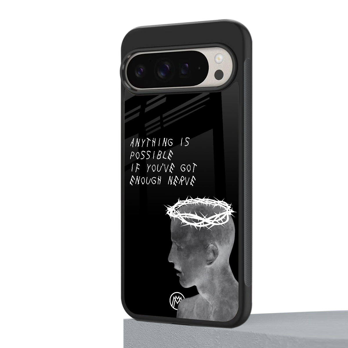 nerve back phone cover | glass case for google pixel 9 pro xl