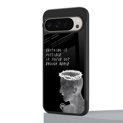 nerve back phone cover | glass case for google pixel 9 pro xl