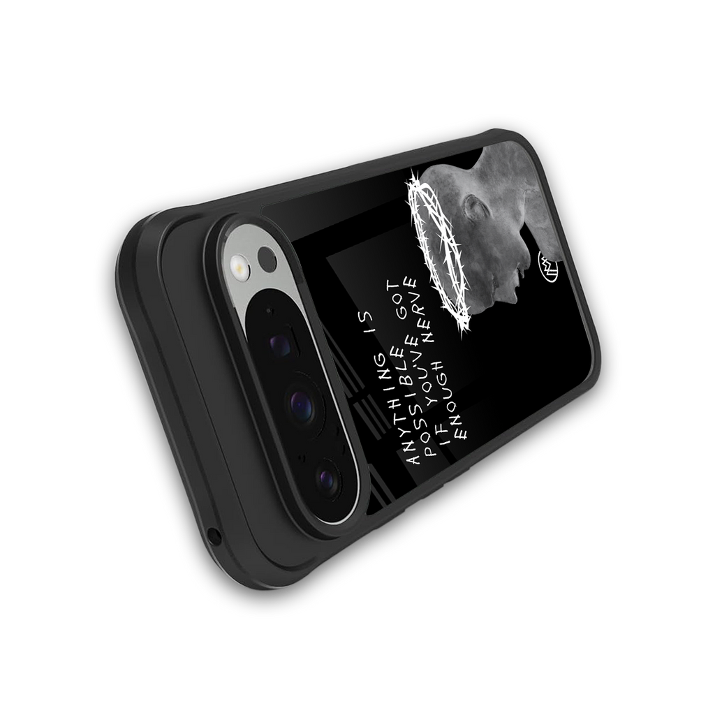 nerve back phone cover | glass case for google pixel 9 pro