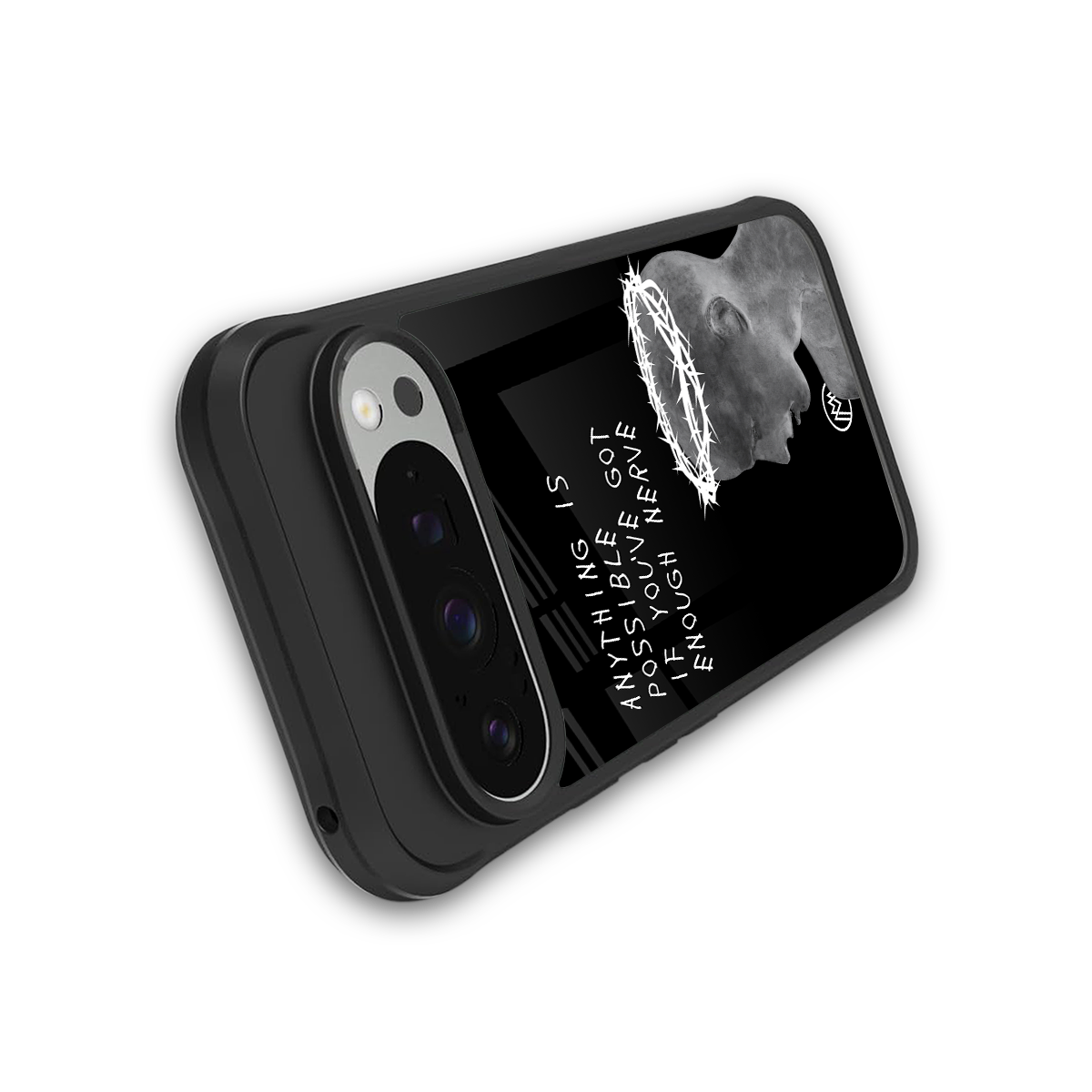 nerve back phone cover | glass case for google pixel 9 pro xl