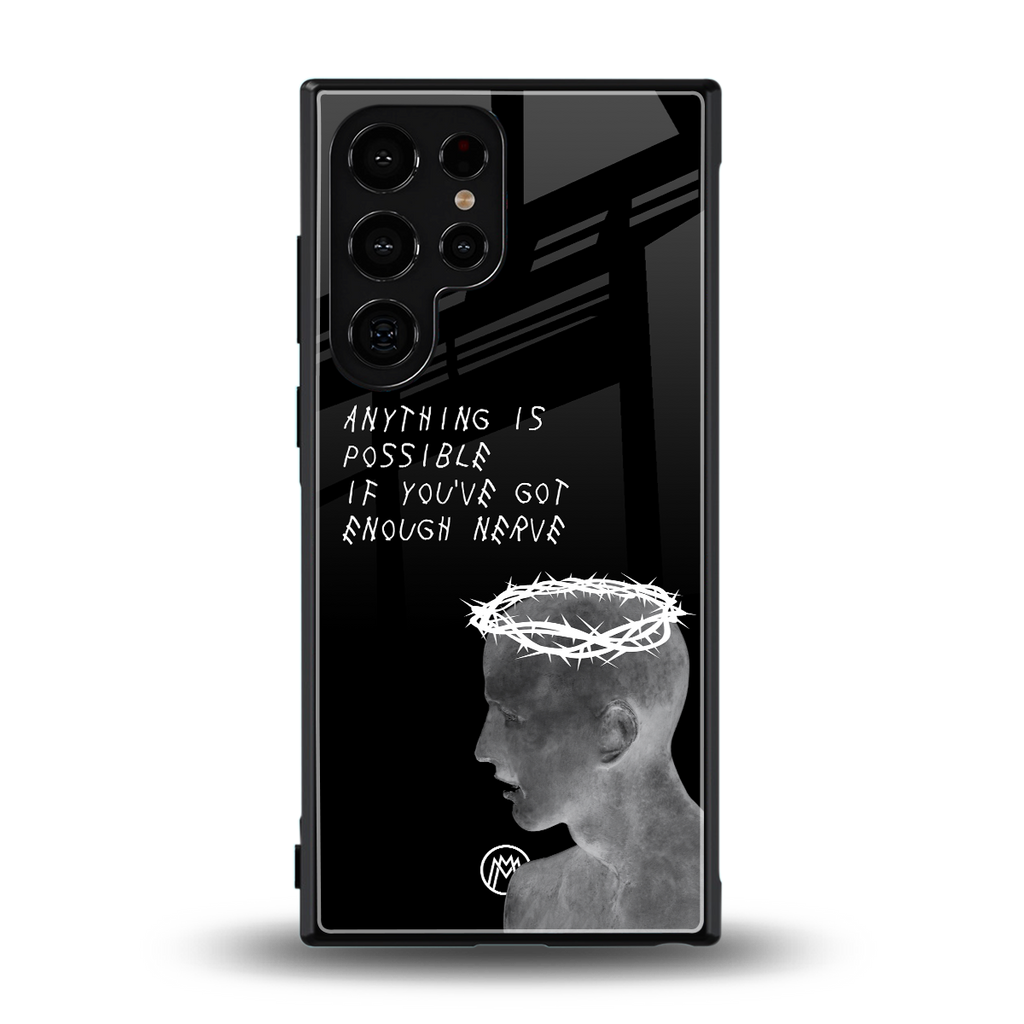 nerve back phone cover | glass case for samsung galaxy s23 ultra