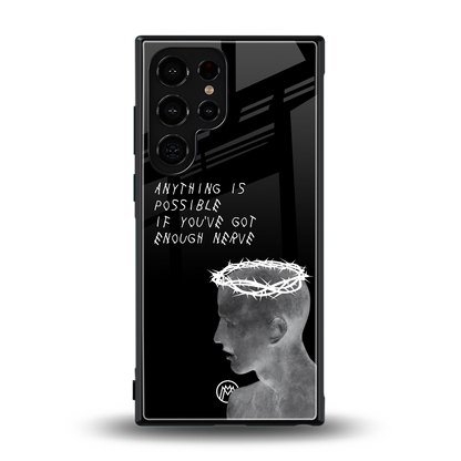 nerve back phone cover | glass case for samsung galaxy s23 ultra