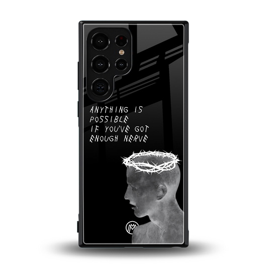 nerve back phone cover | glass case for samsung galaxy s23 ultra