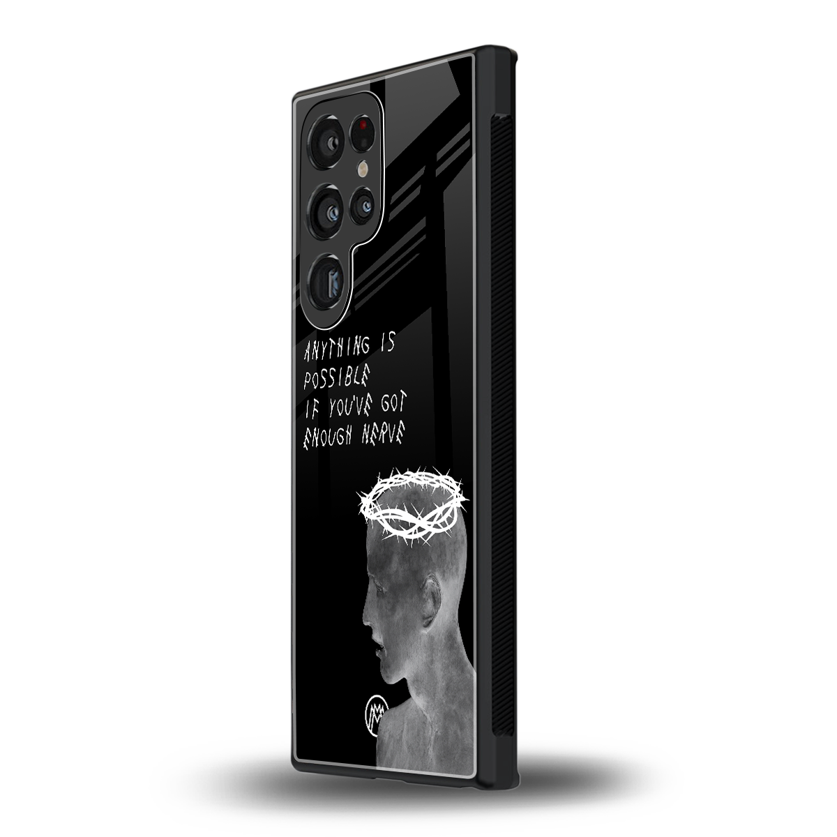 nerve back phone cover | glass case for samsung galaxy s23 ultra