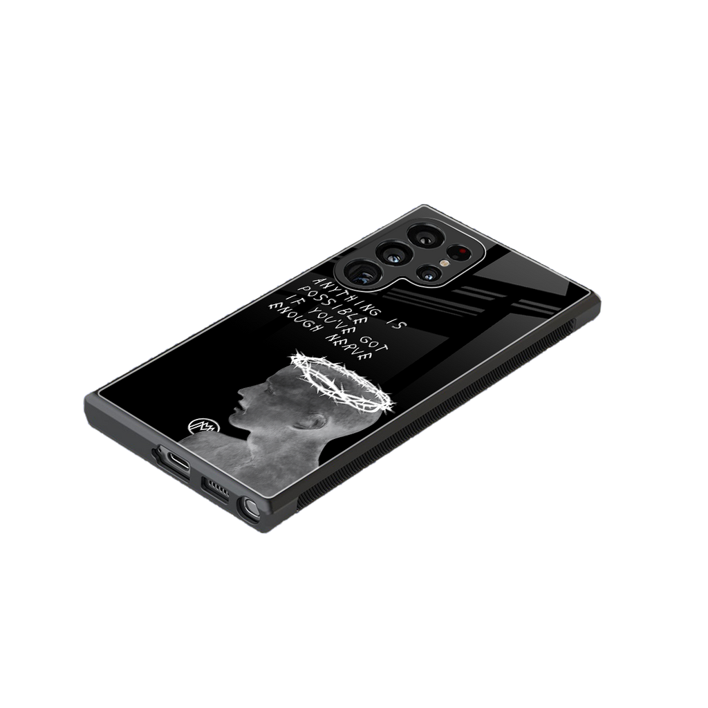 nerve back phone cover | glass case for samsung galaxy s23 ultra