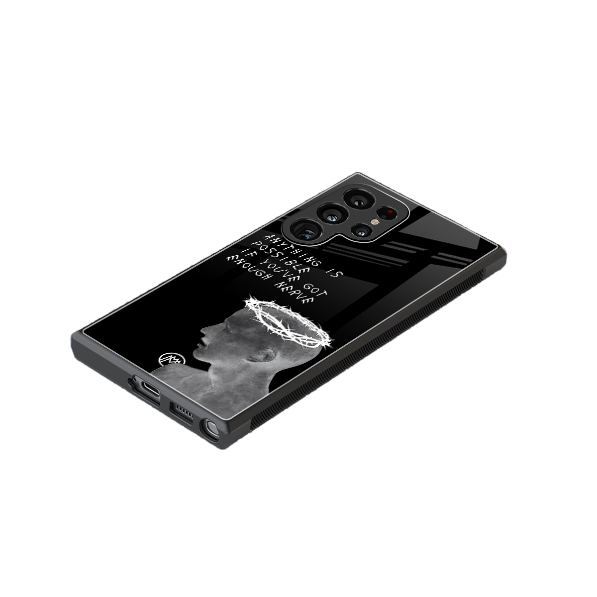 nerve back phone cover | glass case for samsung galaxy s23 ultra