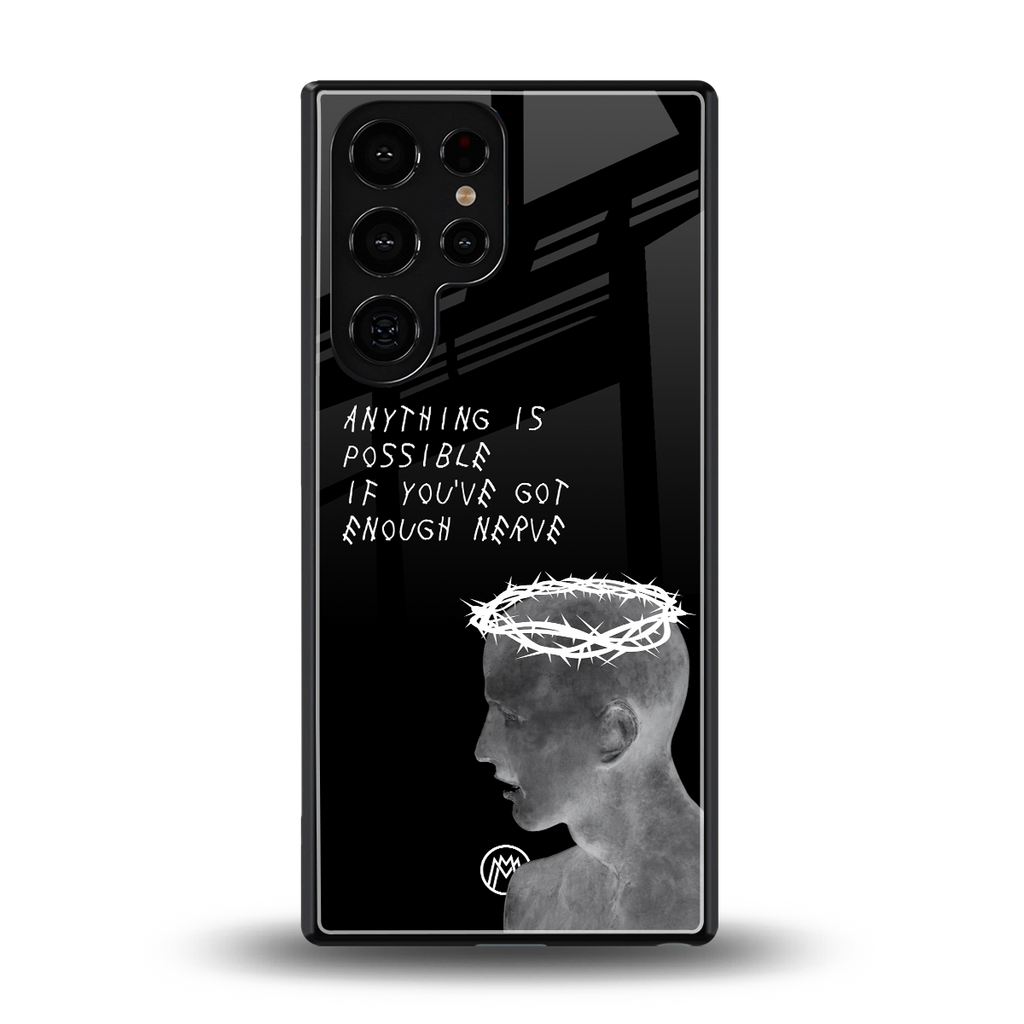 nerve back phone cover | glass case for samsung galaxy s25 ultra
