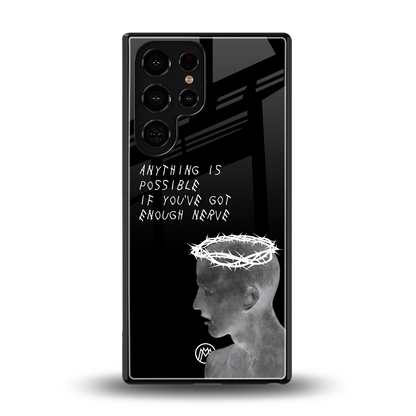 nerve back phone cover | glass case for samsung galaxy s25 ultra