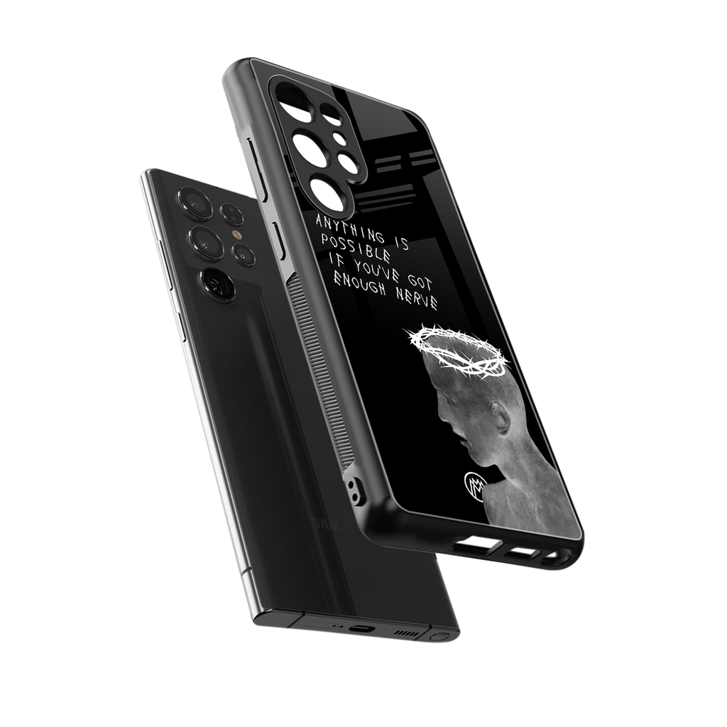 nerve back phone cover | glass case for samsung galaxy s25 ultra