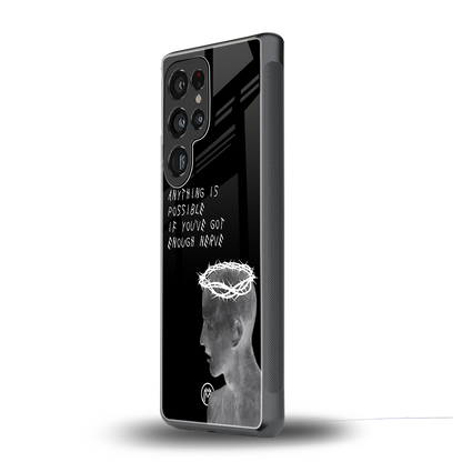 nerve back phone cover | glass case for samsung galaxy s25 ultra
