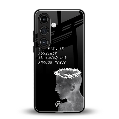 nerve back phone cover | glass case for samsung galaxy s25