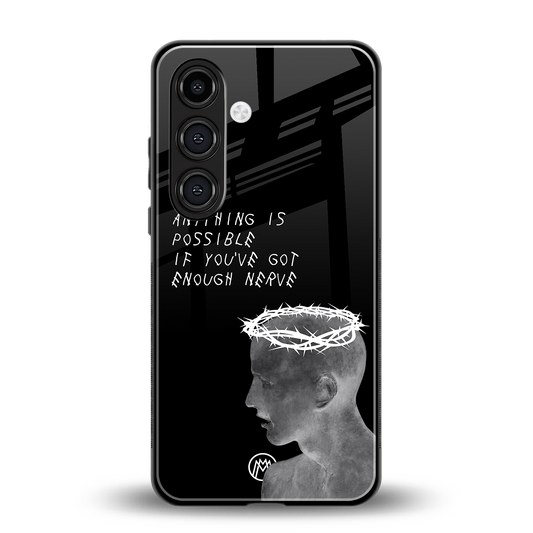 nerve back phone cover | glass case for samsung galaxy s25