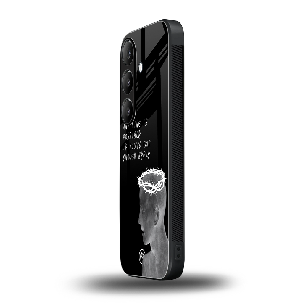 nerve back phone cover | glass case for samsung galaxy s23 plus