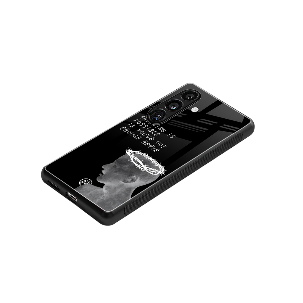 nerve back phone cover | glass case for samsung galaxy s23 fe