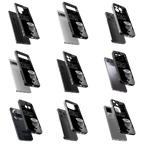 Durable Glass Back Mobile Case for iPhone, Samsung, OnePlus, Google Pixel, Redmi, Vivo, Oppo