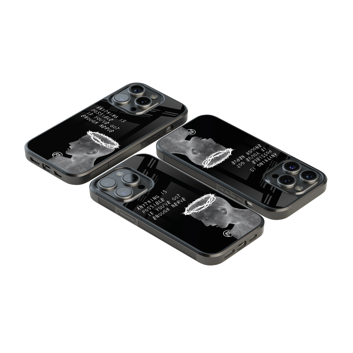 Luxury Glass Back Mobile Cover for iPhone, Samsung Galaxy, OnePlus, Pixel, Redmi & More