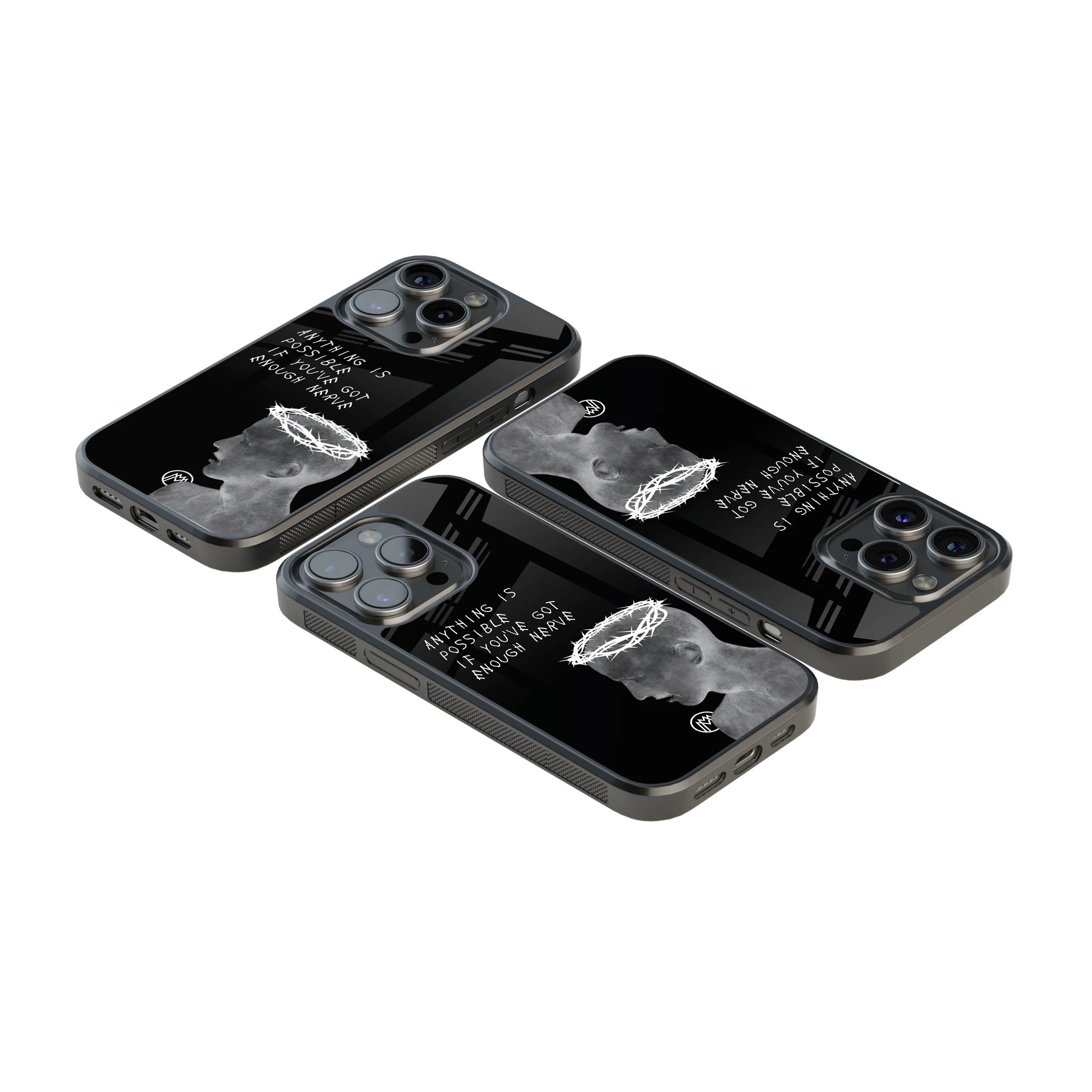 Luxury Glass Back Mobile Cover for iPhone, Samsung Galaxy, OnePlus, Pixel, Redmi & More