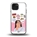 netflix and chill back phone cover | glass case for iphone 13 mini