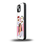 netflix and chill back phone cover | glass case for iphone 13 mini