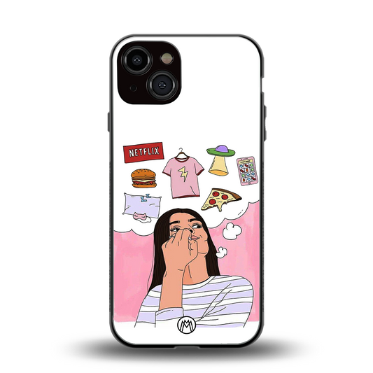 netflix and chill back phone cover | glass case for iphone 13
