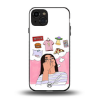 netflix and chill back phone cover | glass case for iphone 15