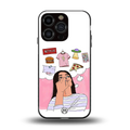 netflix and chill back phone cover | glass case for iphone 16 pro