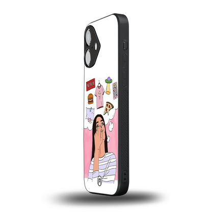 netflix and chill back phone cover | glass case for iphone 16