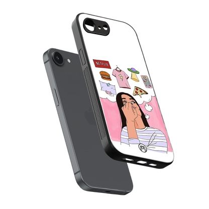 netflix and chill back phone cover | glass case for iphone 16e