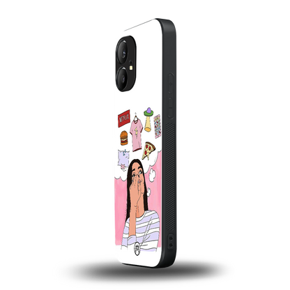 netflix and chill back phone cover | glass case for nothing phone 1