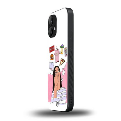 netflix and chill back phone cover | glass case for nothing phone 2