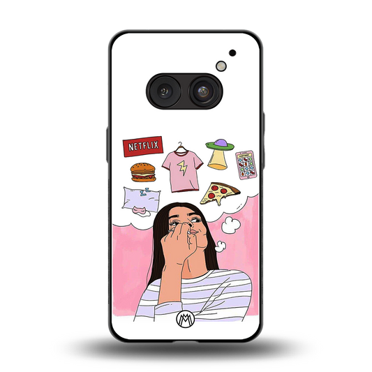 netflix and chill back phone cover | glass case for nothing phone 2a