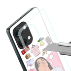 netflix and chill back phone cover | glass case for oneplus nord 3
