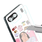 netflix and chill back phone cover | glass case for oneplus nord 4