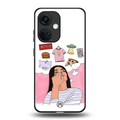 netflix and chill back phone cover | glass case for oneplus nord ce 3