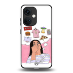 netflix and chill back phone cover | glass case for oneplus nord ce 3