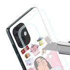 netflix and chill back phone cover | glass case for oneplus nord ce 3