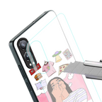 netflix and chill back phone cover | glass case for oneplus nord ce 4 lite