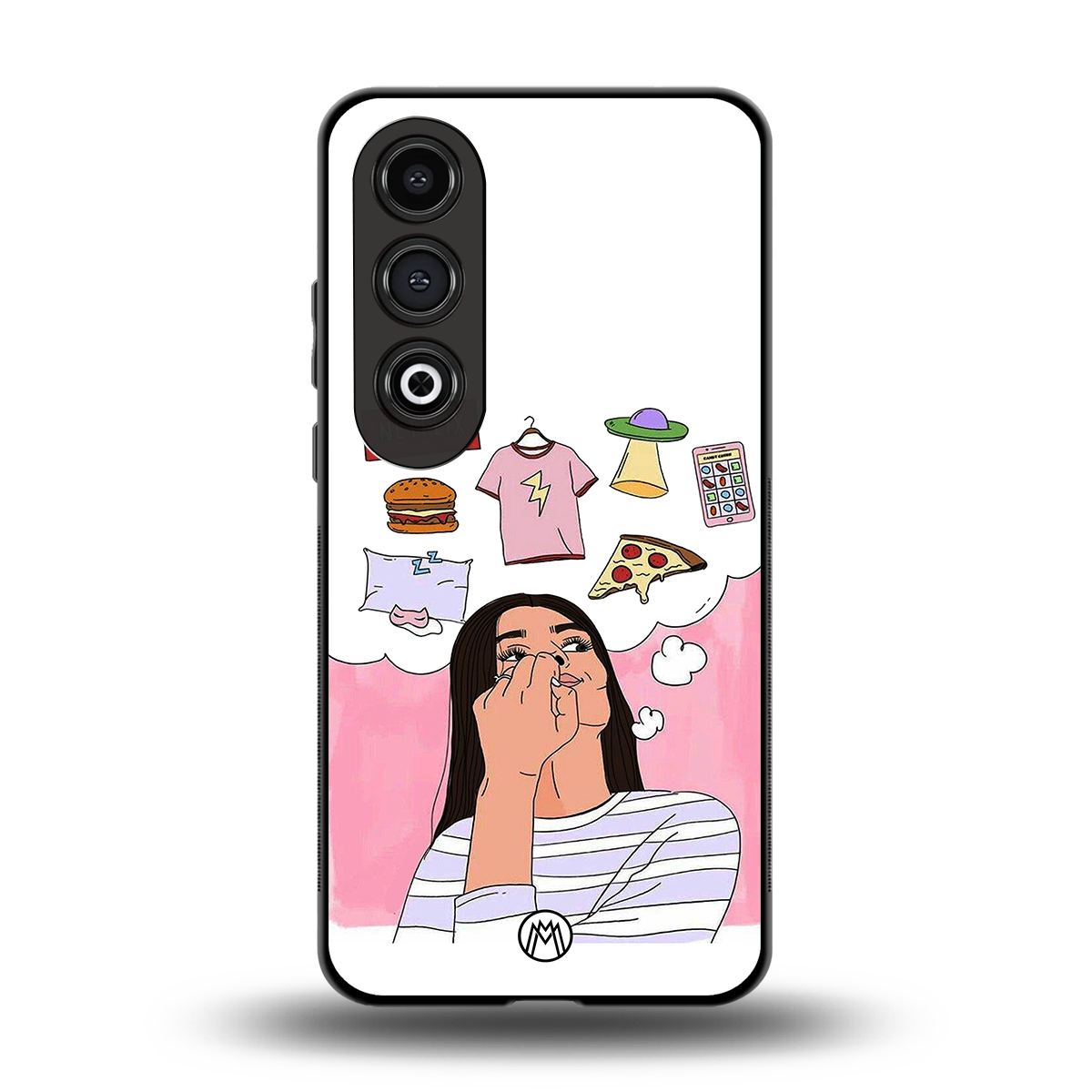 netflix and chill back phone cover | glass case for oneplus nord ce 4